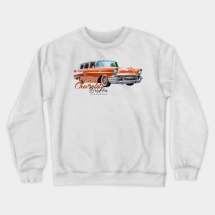 1957 Chevrolet Bel Air Station Wagon Crewneck Sweatshirt